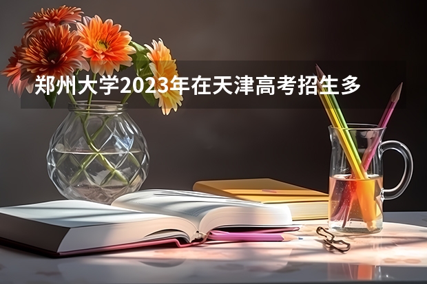 郑州大学2023年在天津高考招生多少人