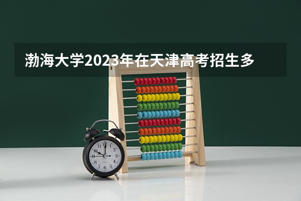 渤海大学2023年在天津高考招生多少人