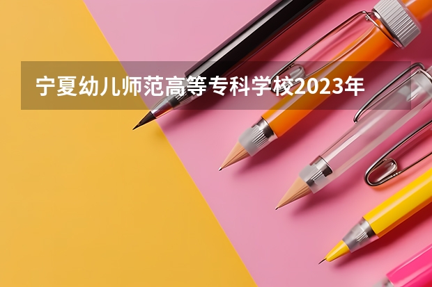 宁夏幼儿师范高等专科学校2023年在河北高考招生多少人