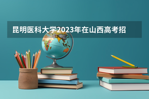 昆明医科大学2023年在山西高考招生多少人