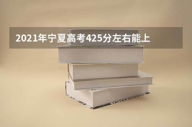 2021年宁夏高考425分左右能上什么样的大学