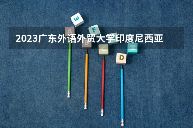 2023广东外语外贸大学印度尼西亚语专业分数线是多少 广东外语外贸大学印度尼西亚语专业历年分数线总汇