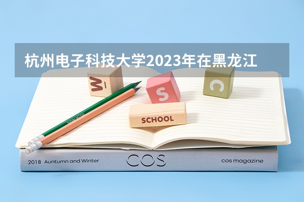 杭州电子科技大学2023年在黑龙江高考招生多少人