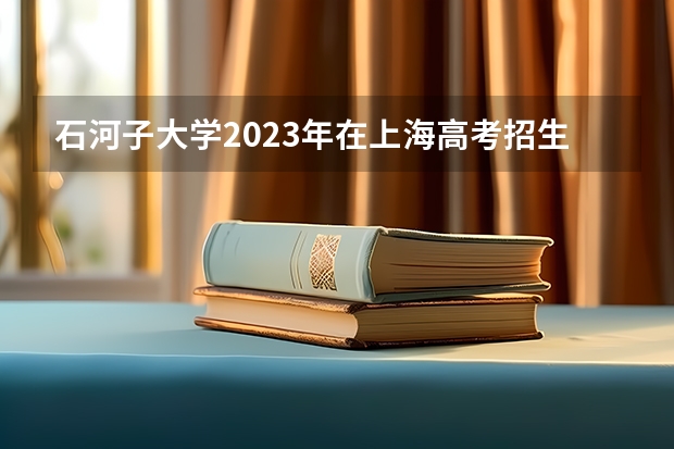 石河子大学2023年在上海高考招生多少人