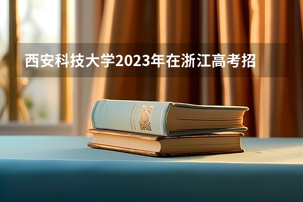 西安科技大学2023年在浙江高考招生多少人