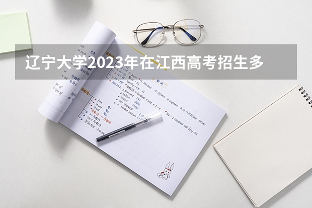 辽宁大学2023年在江西高考招生多少人