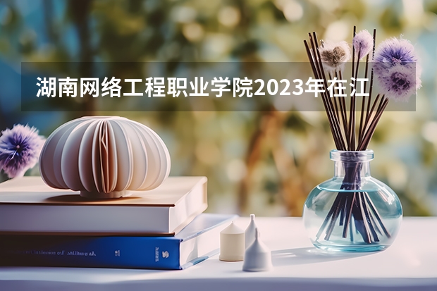 湖南网络工程职业学院2023年在江西高考招生多少人