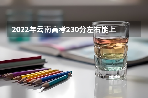 2022年云南高考230分左右能上什么样的大学