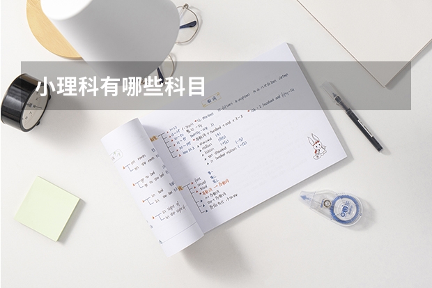 小理科有哪些科目