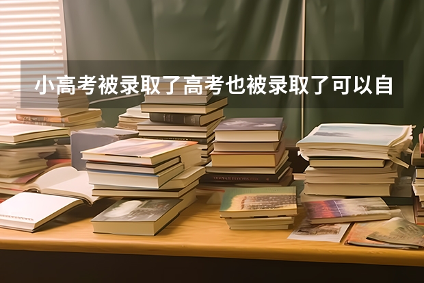 小高考被录取了高考也被录取了可以自由选择去被小高考录取的学校或去被高考录取的学校吗？