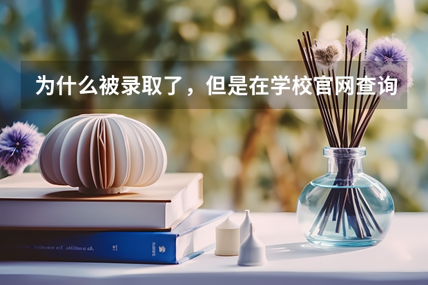 为什么被录取了，但是在学校官网查询不到录取的信息？