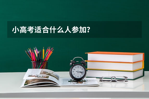 小高考适合什么人参加？