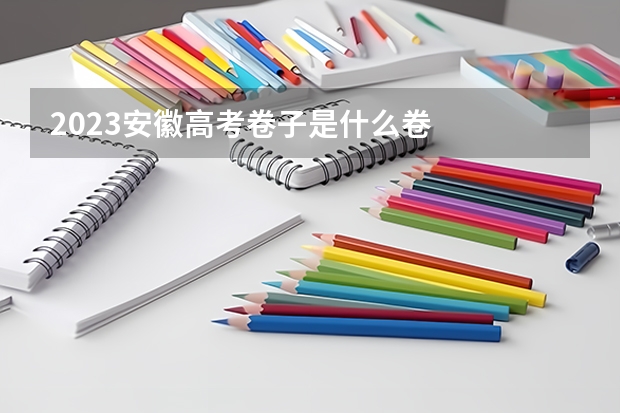 2023安徽高考卷子是什么卷