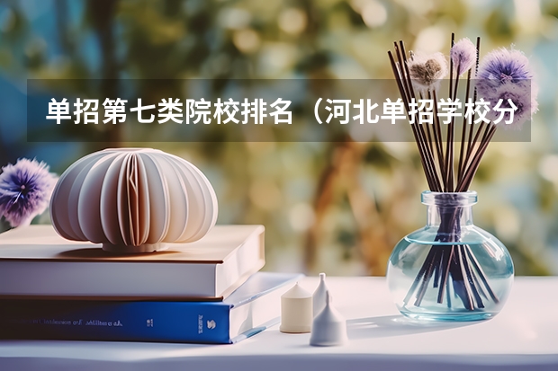 单招第七类院校排名（河北单招学校分数线排名）