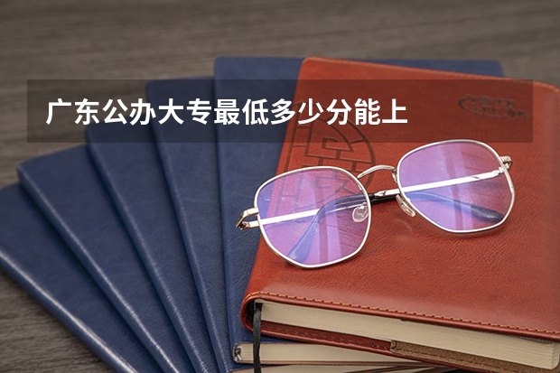 广东公办大专最低多少分能上