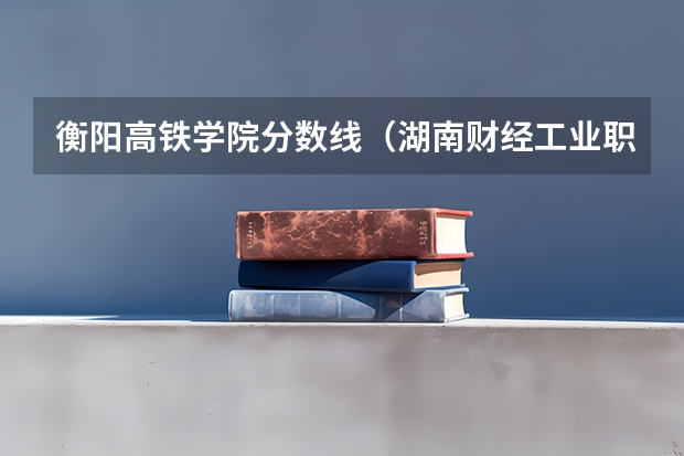 衡阳高铁学院分数线（湖南财经工业职业技术学院单招录取线）
