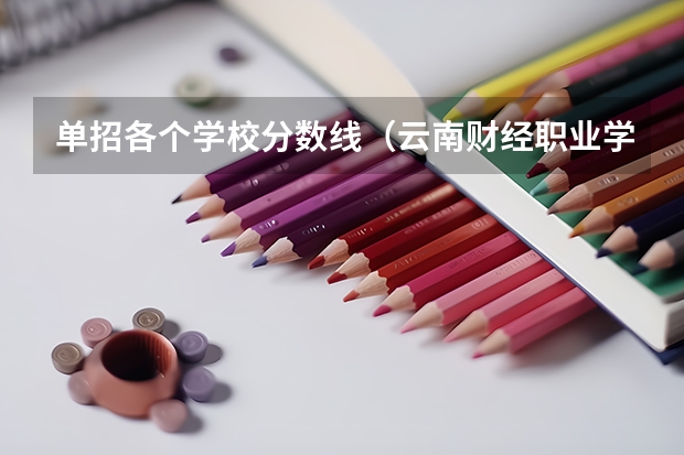 单招各个学校分数线（云南财经职业学院高职单招分数）