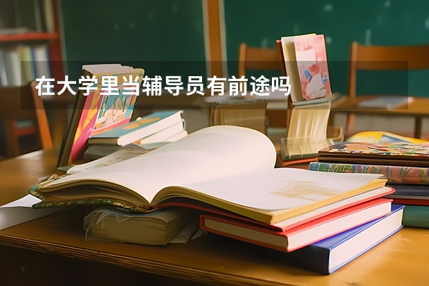 在大学里当辅导员有前途吗