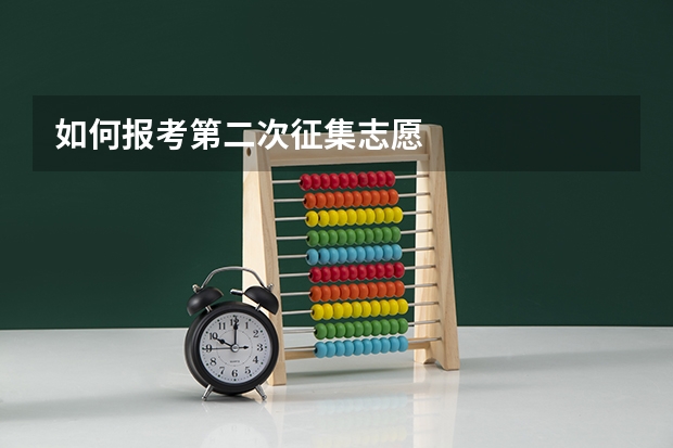如何报考第二次征集志愿