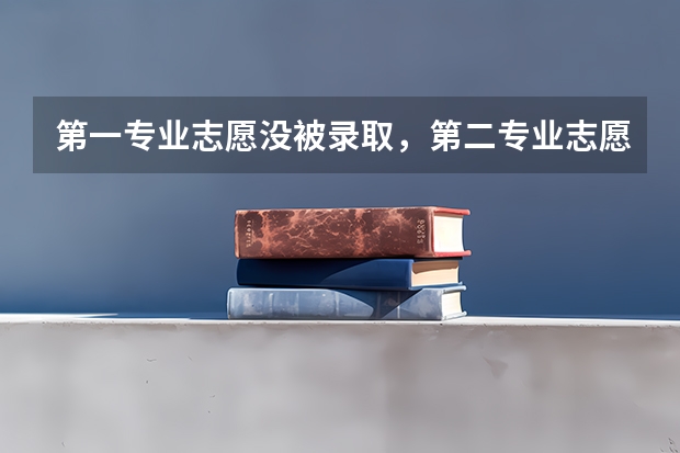 第一专业志愿没被录取，第二专业志愿可不填吗？