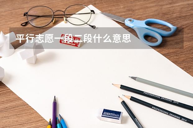 平行志愿一段二段什么意思