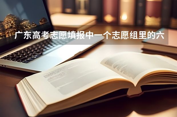 广东高考志愿填报中一个志愿组里的六个专业按什么顺序录取？
