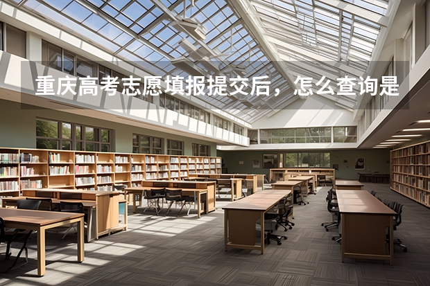 重庆高考志愿填报提交后，怎么查询是否成功？