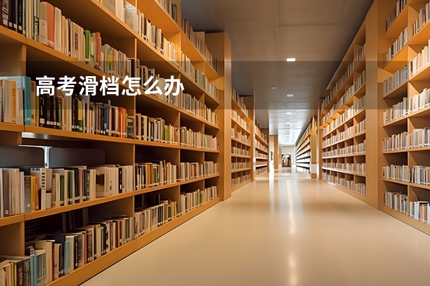 高考滑档怎么办
