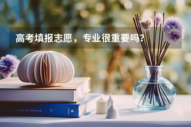高考填报志愿，专业很重要吗？