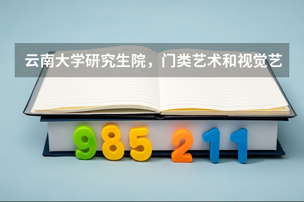 云南大学研究生院，门类艺术和视觉艺术创作与研究是什么意思，分别是学什么啊？