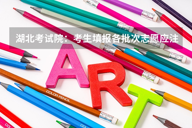 湖北考试院：考生填报各批次志愿应注意的问题 湖北高考填报流程及注意事项