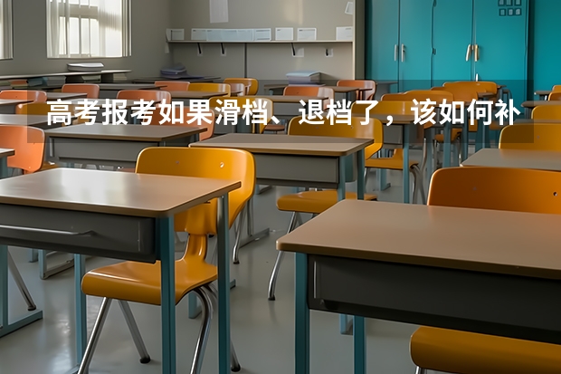 高考报考如果滑档、退档了，该如何补救？