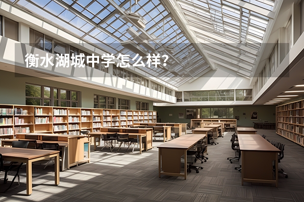 衡水湖城中学怎么样？