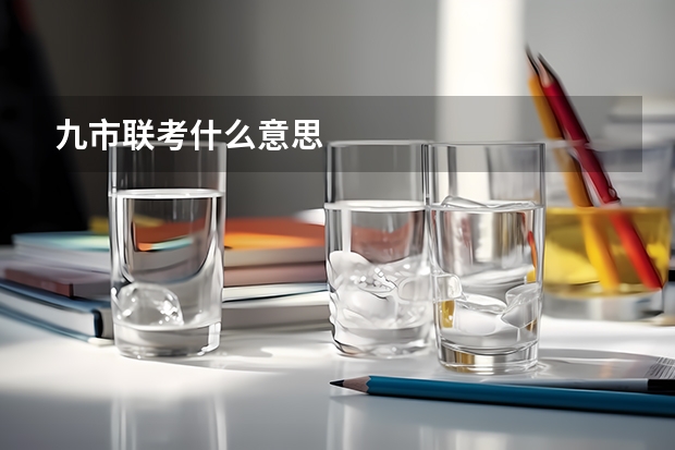 九市联考什么意思