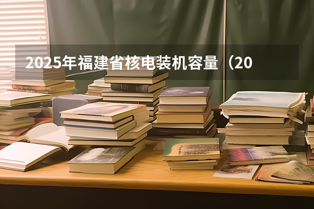 2025年福建省核电装机容量（2025年福建高考人数）