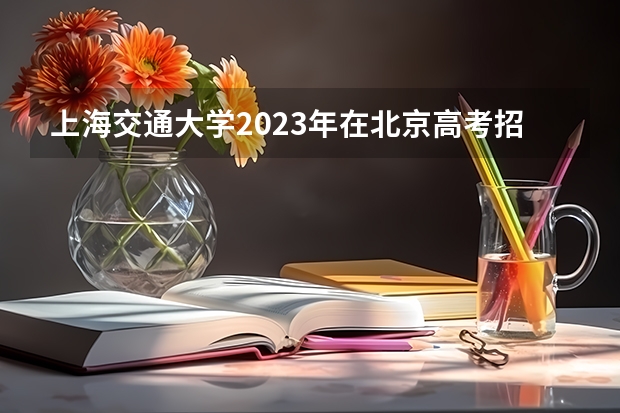 上海交通大学2023年在北京高考招生多少人